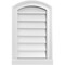 Ekena Millwork Arch Top Surface Mount PVC Gable Vent: Functional, w/ 2"W x 2"P Brickmould Sill Frame, 14"W x 22"H GVPAR14X2203SF - alternate 1